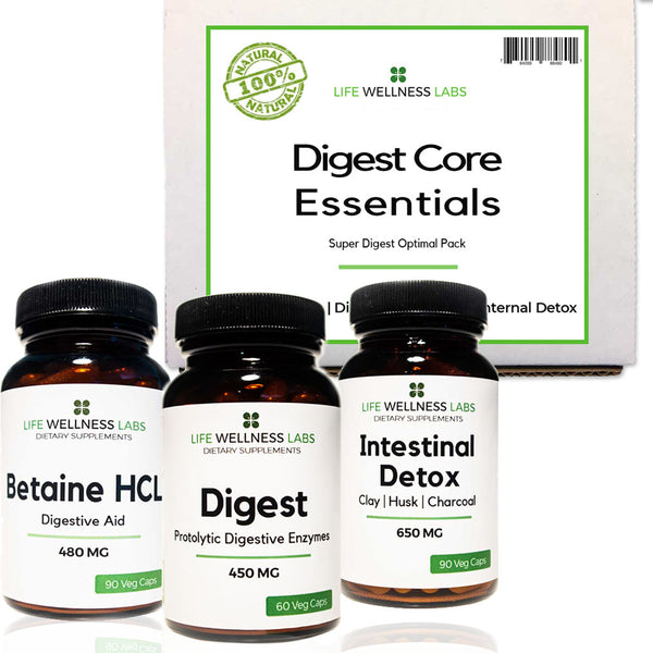 DIGEST CORE ESSENTIALS | Best Digest Support Kit - Life Wellness Labs